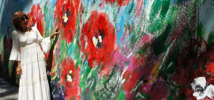 Mohnblumen im Wind – Kunstwerk von Karen Thomas Mohnblumen im Wind – Kunstwerk von Karen Thomas