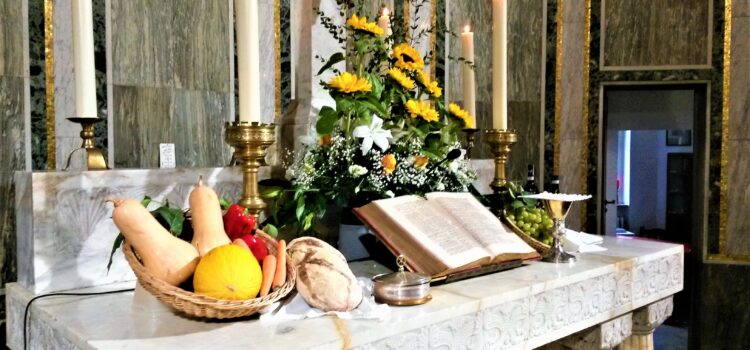 Festa di Ringraziamento per il Raccolto – domenica 3 ottobre Festa di Ringraziamento per il Raccolto – domenica 3 ottobre